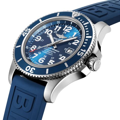 breitling superocean ii 44 automatic dive watch blue dial a17392|Breitling Superocean Ii A17392 .